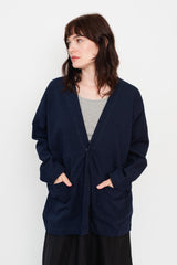 Unisex Cotton Tsuri-Tenjiku Jacket Navy