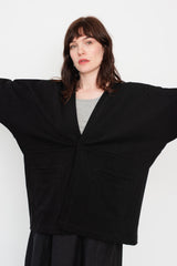 Unisex Cotton Tsuri-Tenjiku Jacket Black