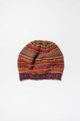 Knit Beret Multi Pink