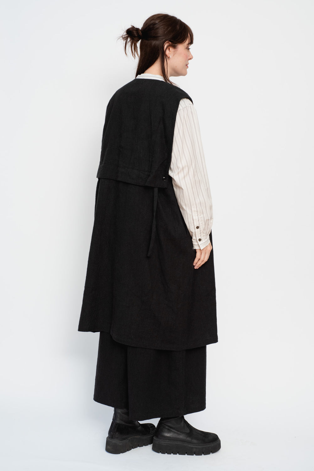 Long Black Vest