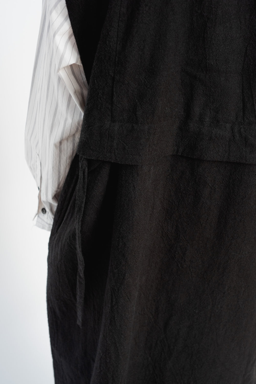 Long Black Vest