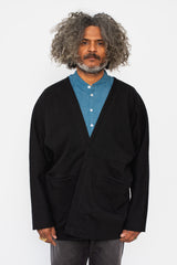 Unisex Cotton Tsuri-Tenjiku Jacket Black
