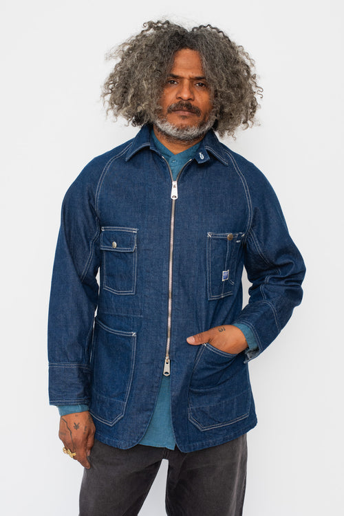 11.5 oz Denim ZIPPER Coverall – Moth
