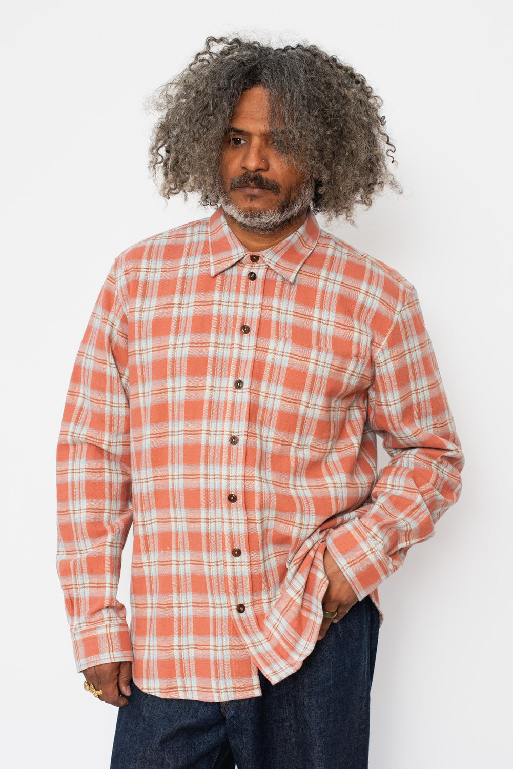 RAYMOND Shirt Red Check