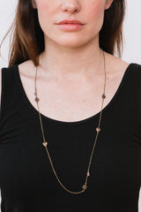 Brass Lace Necklace