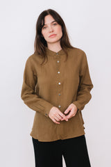 Linen Shirt Brown