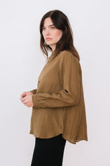 Linen Shirt Brown