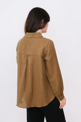 Linen Shirt Brown