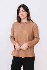 Two-way Wool and Linen Cardigan