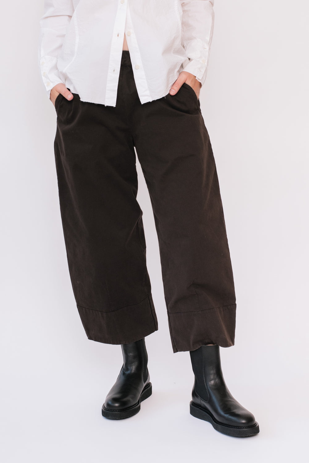 Heavy Cotton Pants, Ebano