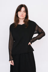 Silk Blouse Black