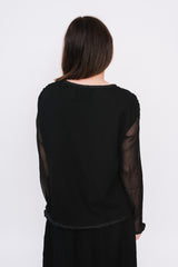 Silk Blouse Black