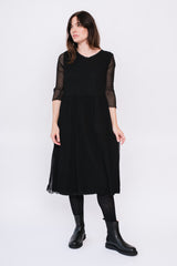 Silk Dress Black