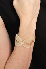 Washi and Gold Thread Bracelet