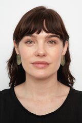Indigo Washi Earrings A