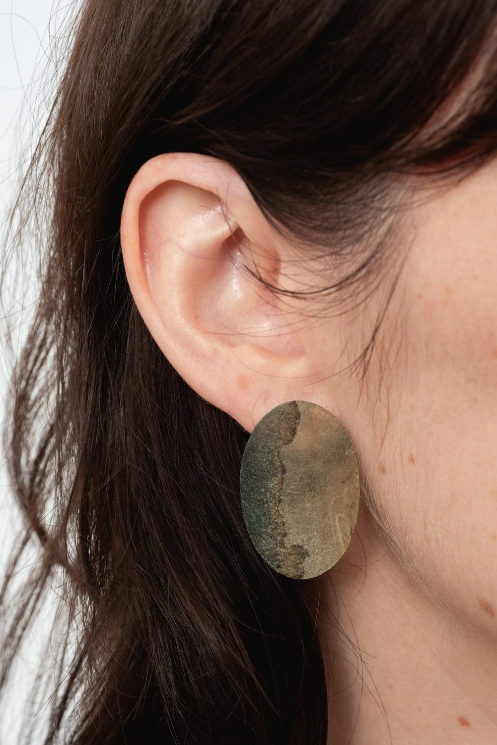 Indigo Washi Earrings A