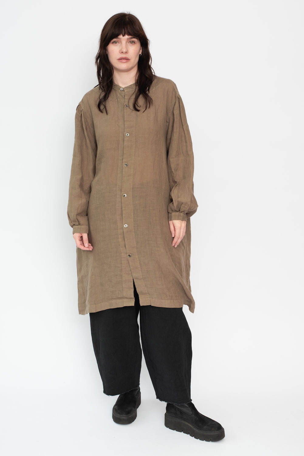 Linen Shirt Dress