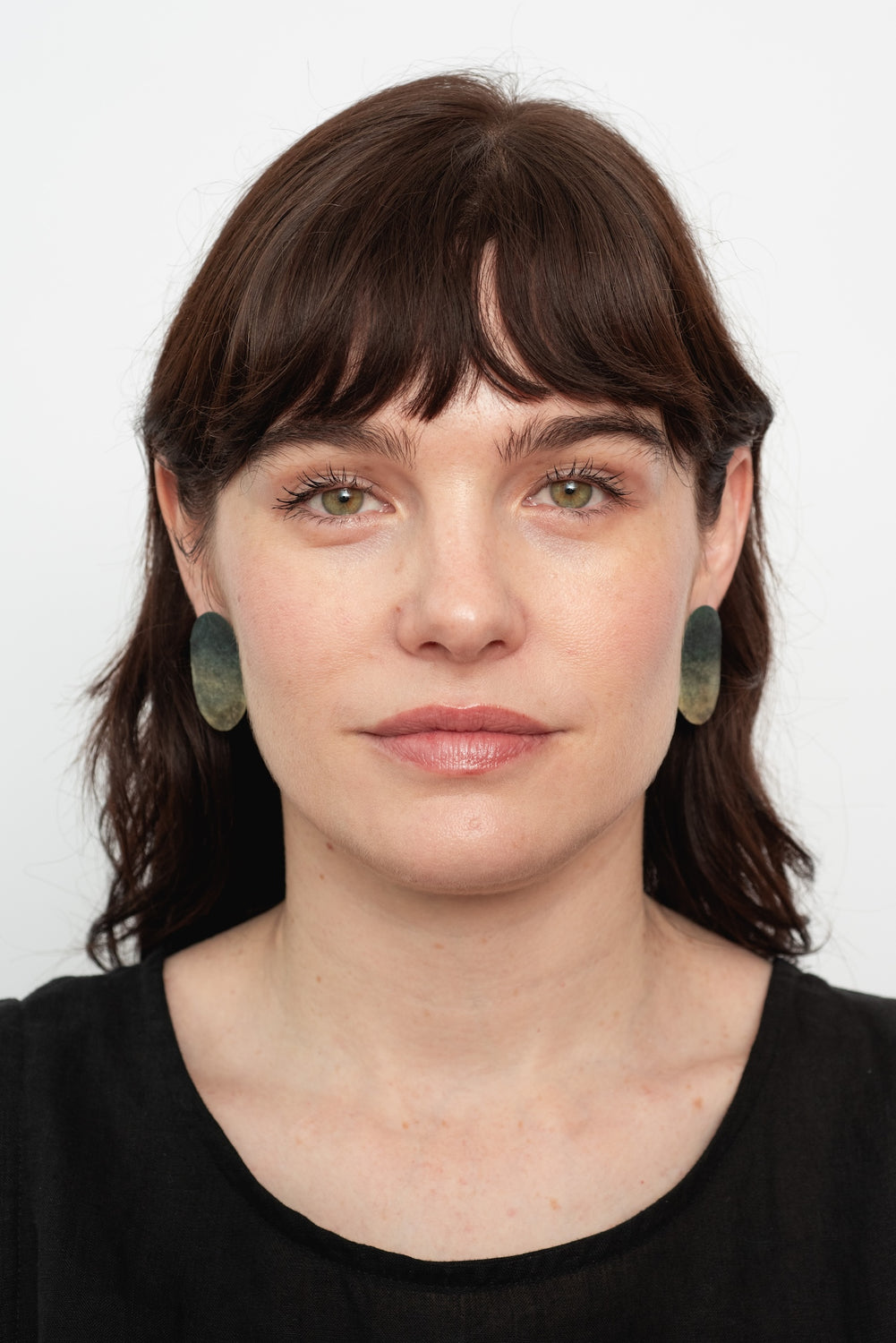Indigo Washi Earrings B