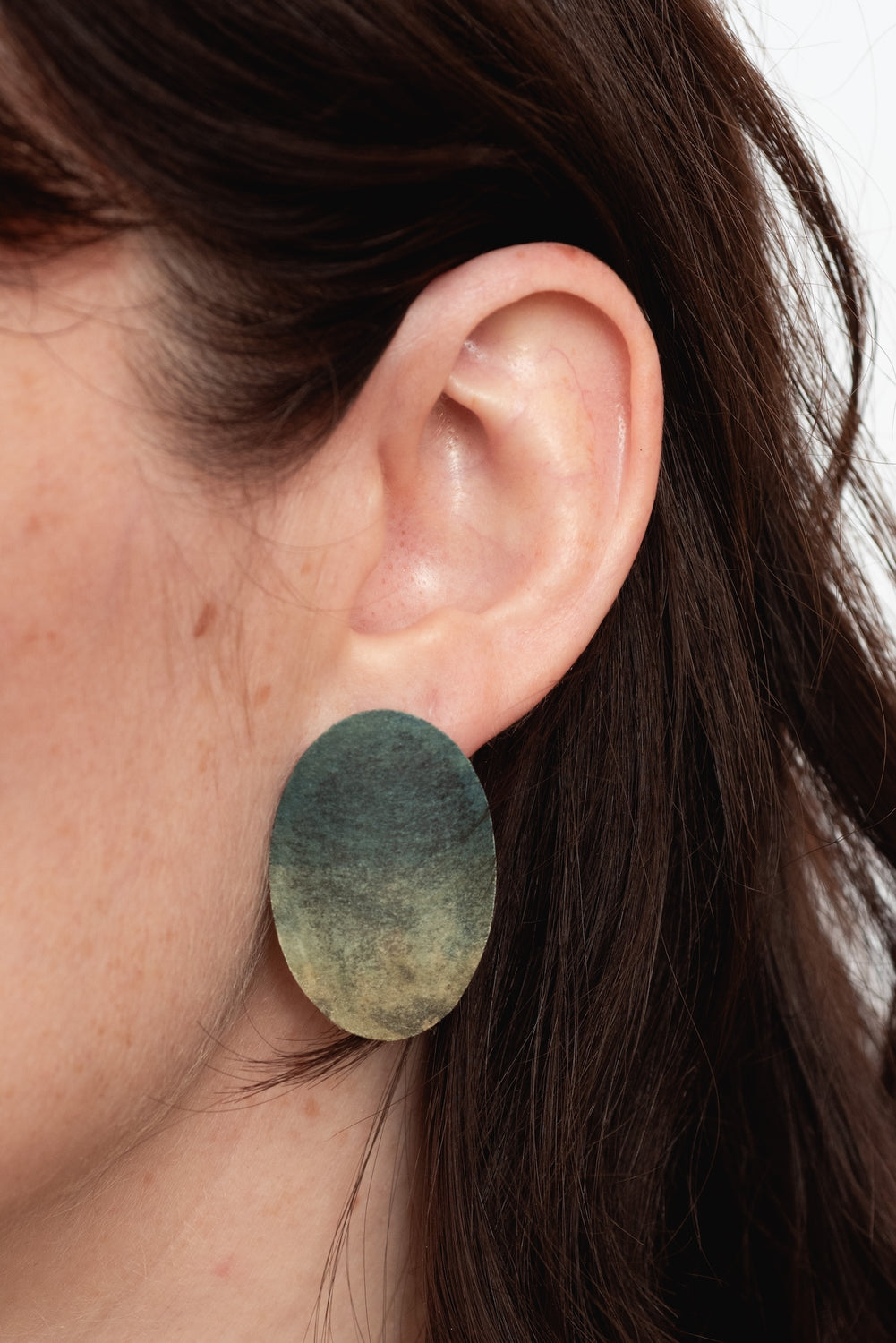 Indigo Washi Earrings B