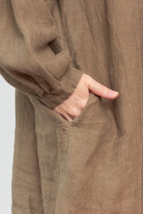 Linen Shirt Dress