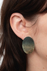 Indigo Washi Earrings B