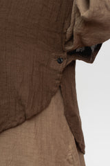 Linen Cape Blouse
