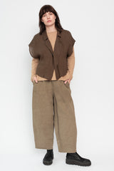 Linen Cape Blouse