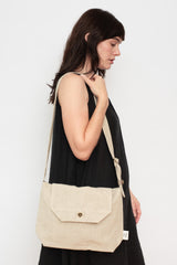 Canvas Messenger Bag Linen
