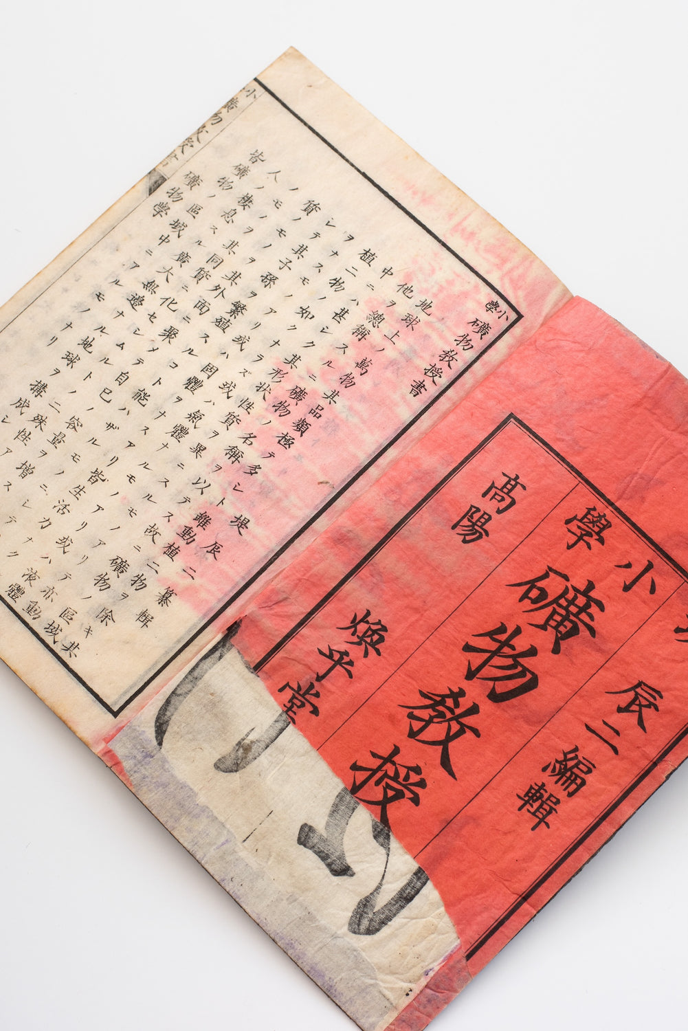 Antique Japanese Mineralogy Textbook — 1883