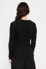 Wool Crew Neck Sweater Black