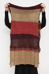 Knit Shawl, Beige Mix