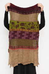 Knit Shawl, Beige Mix