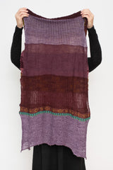 Knit Shawl, Purple Mix