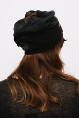 Cross Pattern Knit Hat