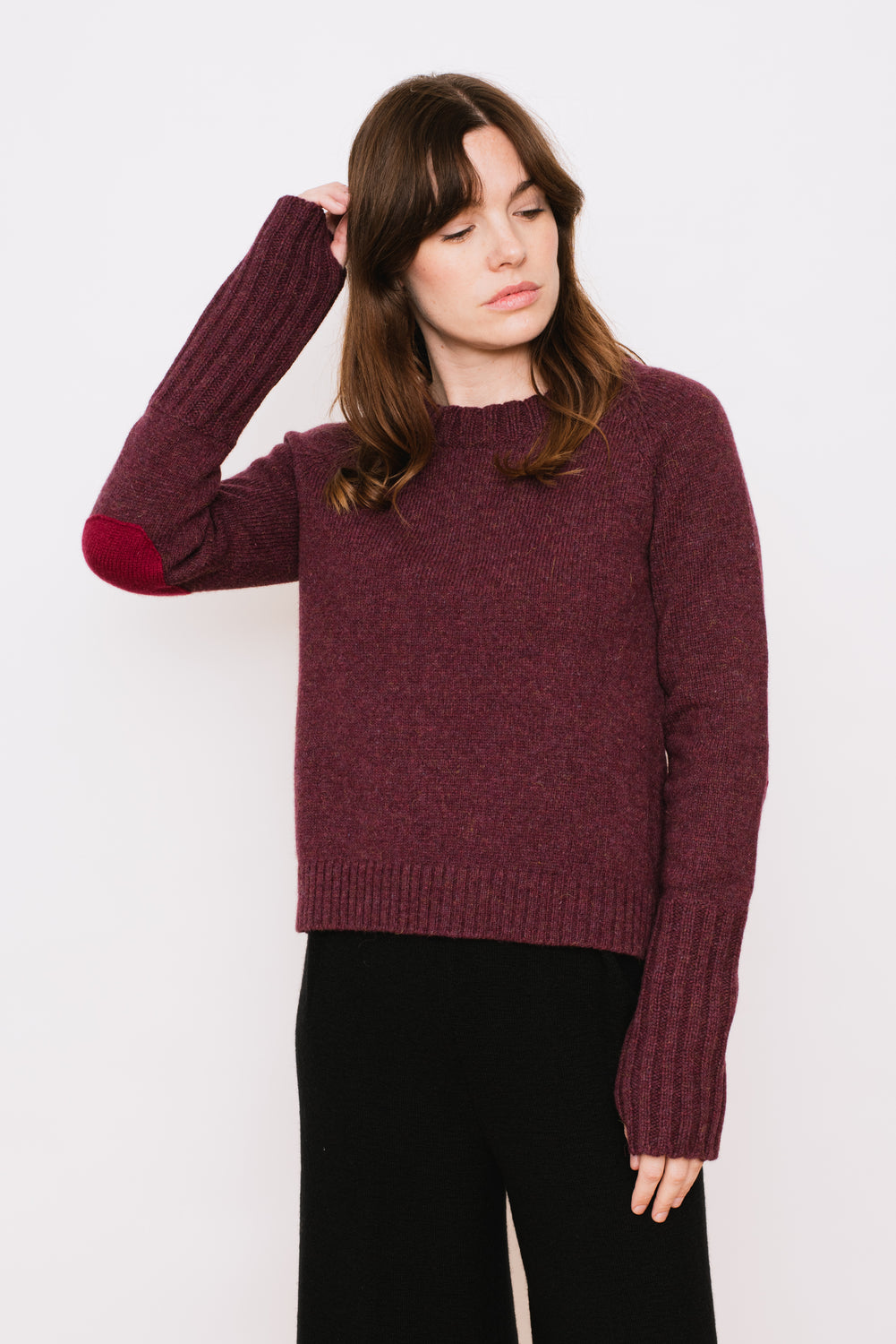 Pullover Sweater, Wine