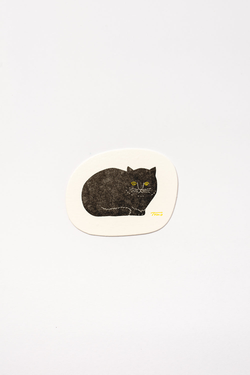 Cat Coaster Set,Oval