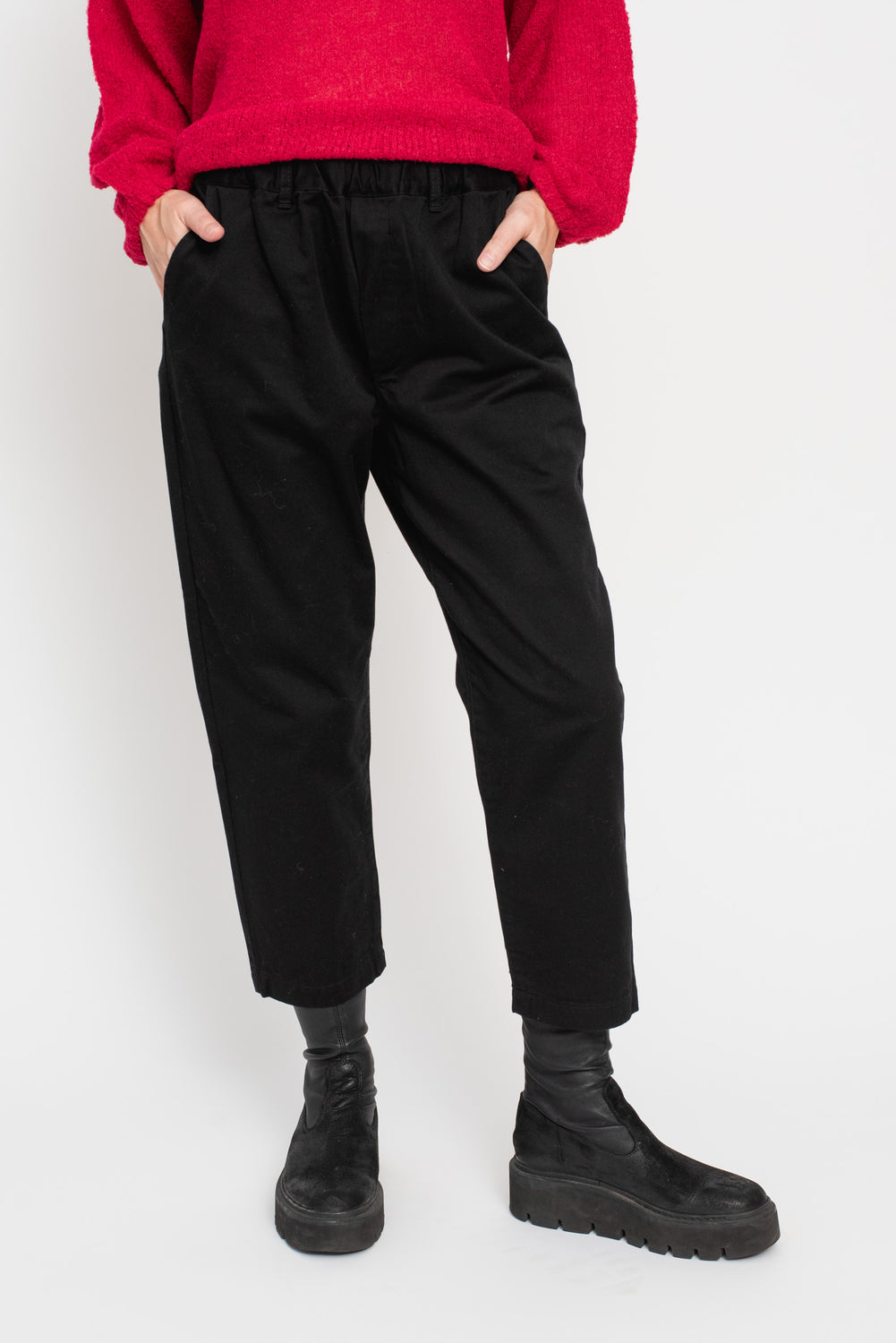 Cotton Pants Black