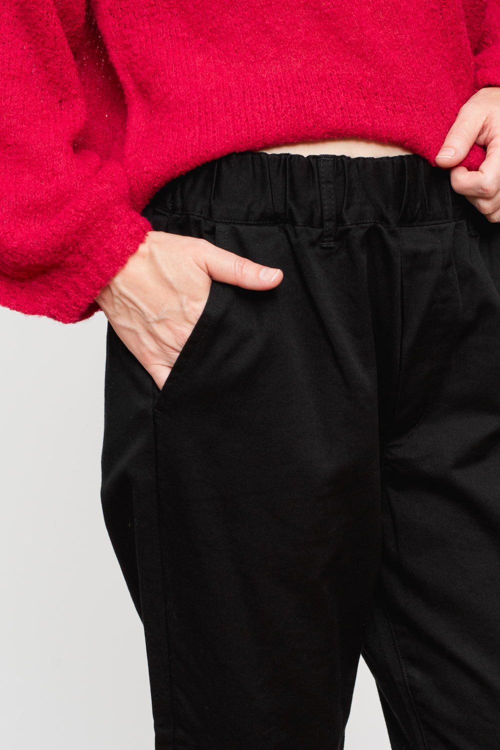 Cotton Pants Black