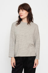 Cotton Long Sleeve T Shirt Grey