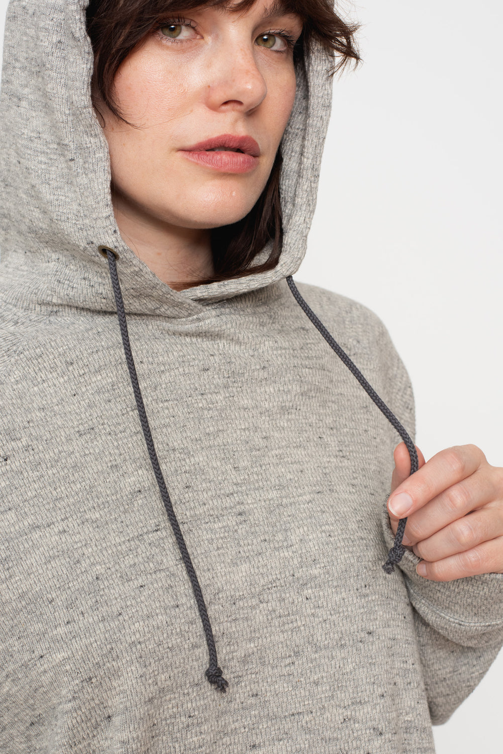 Thermal Knit Cotton Hoodie