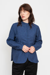 Indigo Linen Shirt