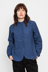 Indigo Linen Shirt