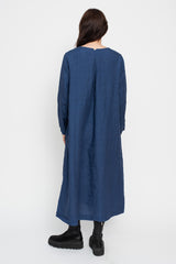 Indigo Linen Dress
