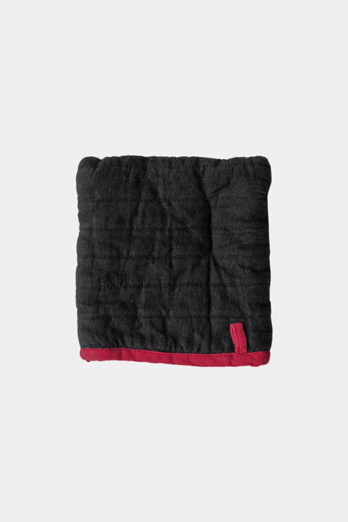 Square Oven Mitt, Noir
