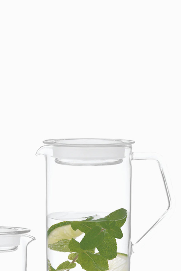 Cast Glass Water Jug