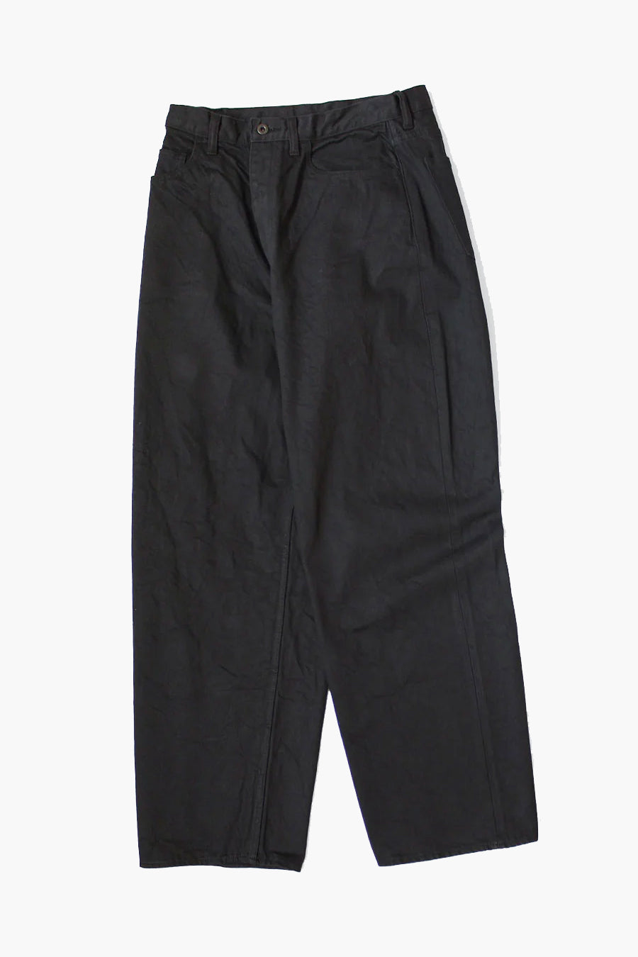 14 oz BLACK x BLACK Denim CLUB Baggy 5 Pocket Pants