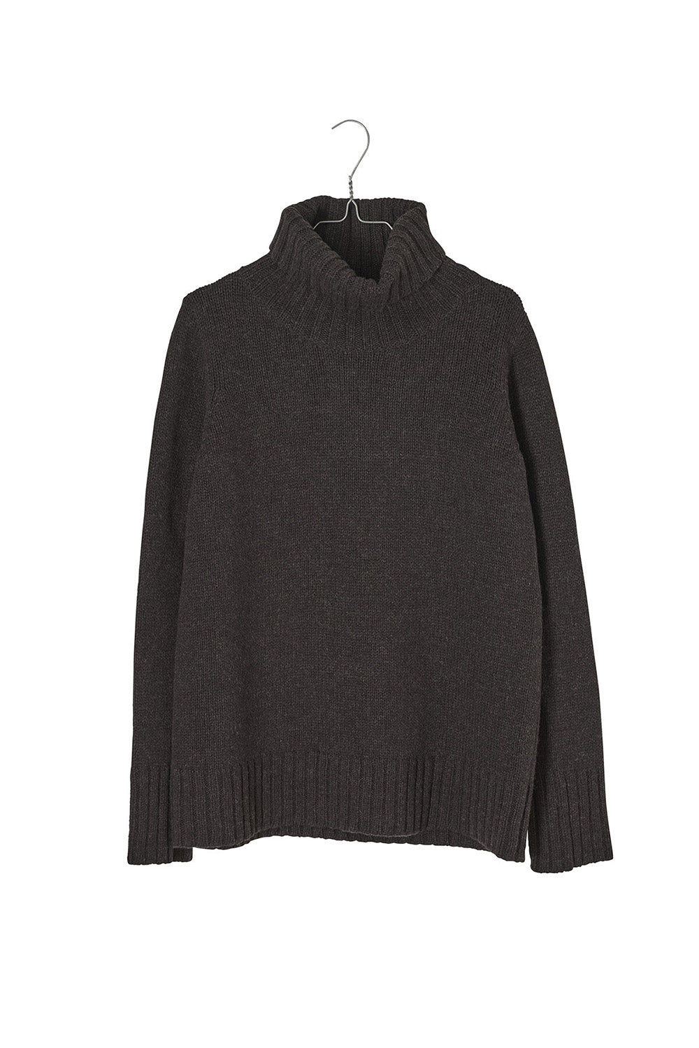 Polo Sweater Dark Brown