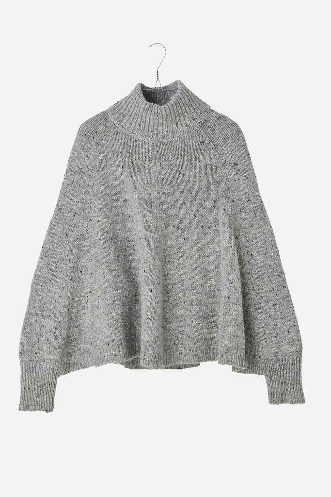 Mohair Tweed Poncho