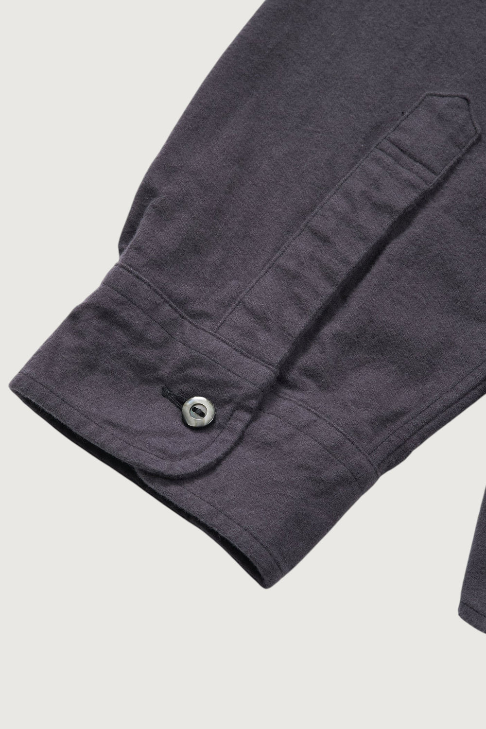 Rounder Shirt Cotton Suede Gray