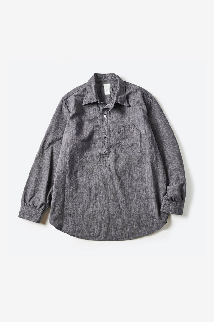 No.1 Shirt, Grey Covert, Salt and Pepper